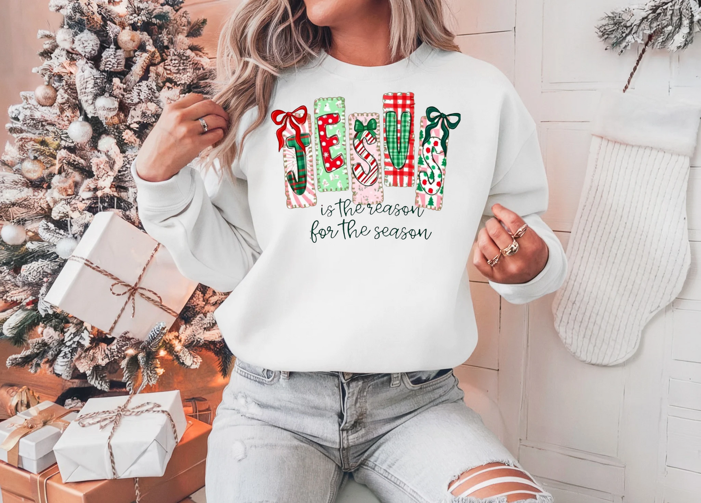 Jesus is the reason sweatshirt