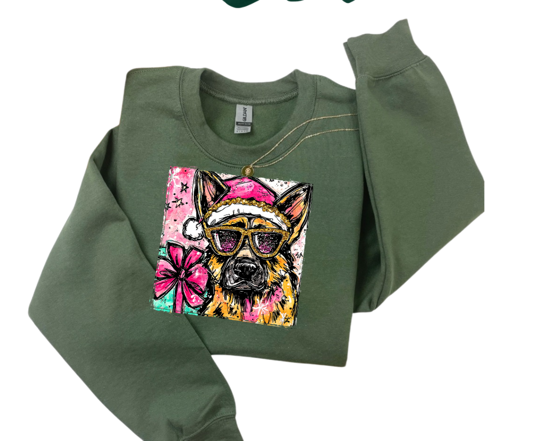 Retro german shephard sweatshirt
