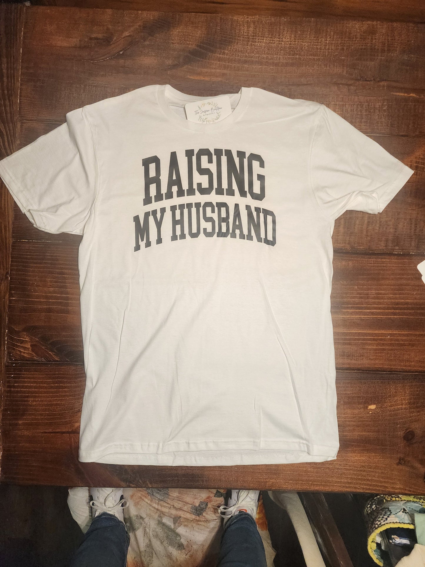 Raising My Husband, Shirt for Wife, Funny Gift for Woman