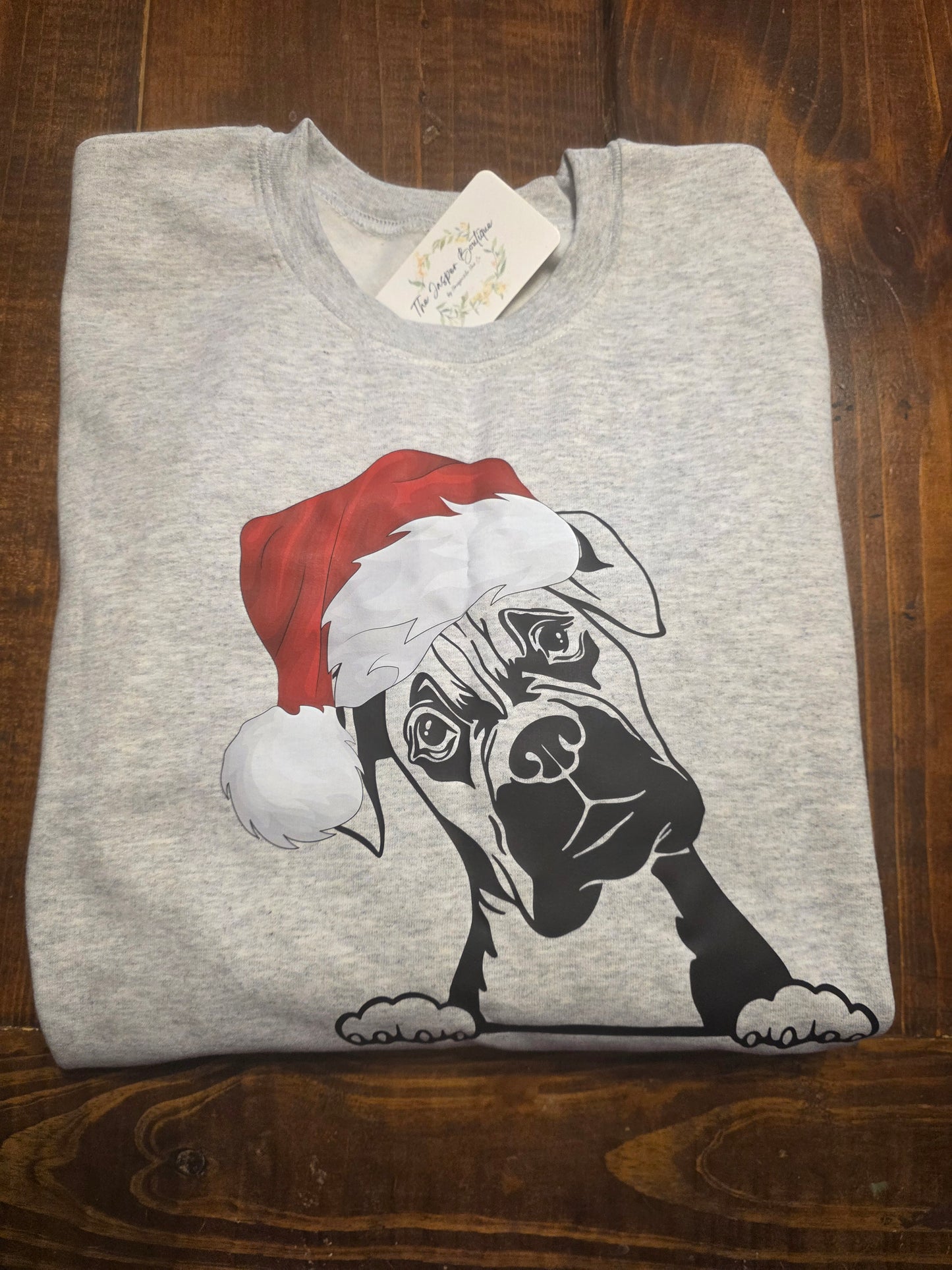 Christmas Boxer Sweatshirt