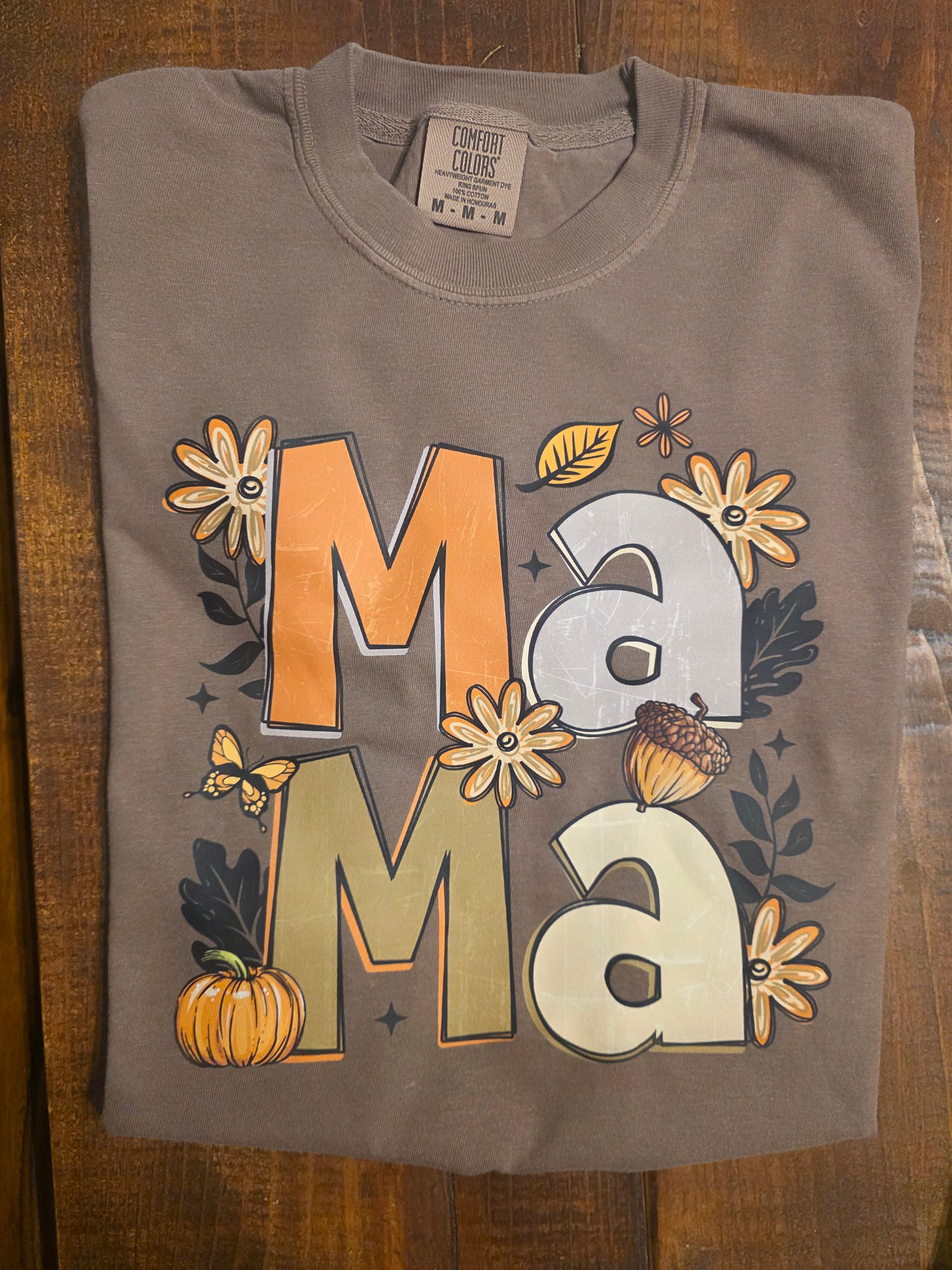 FALL mama acorn tee