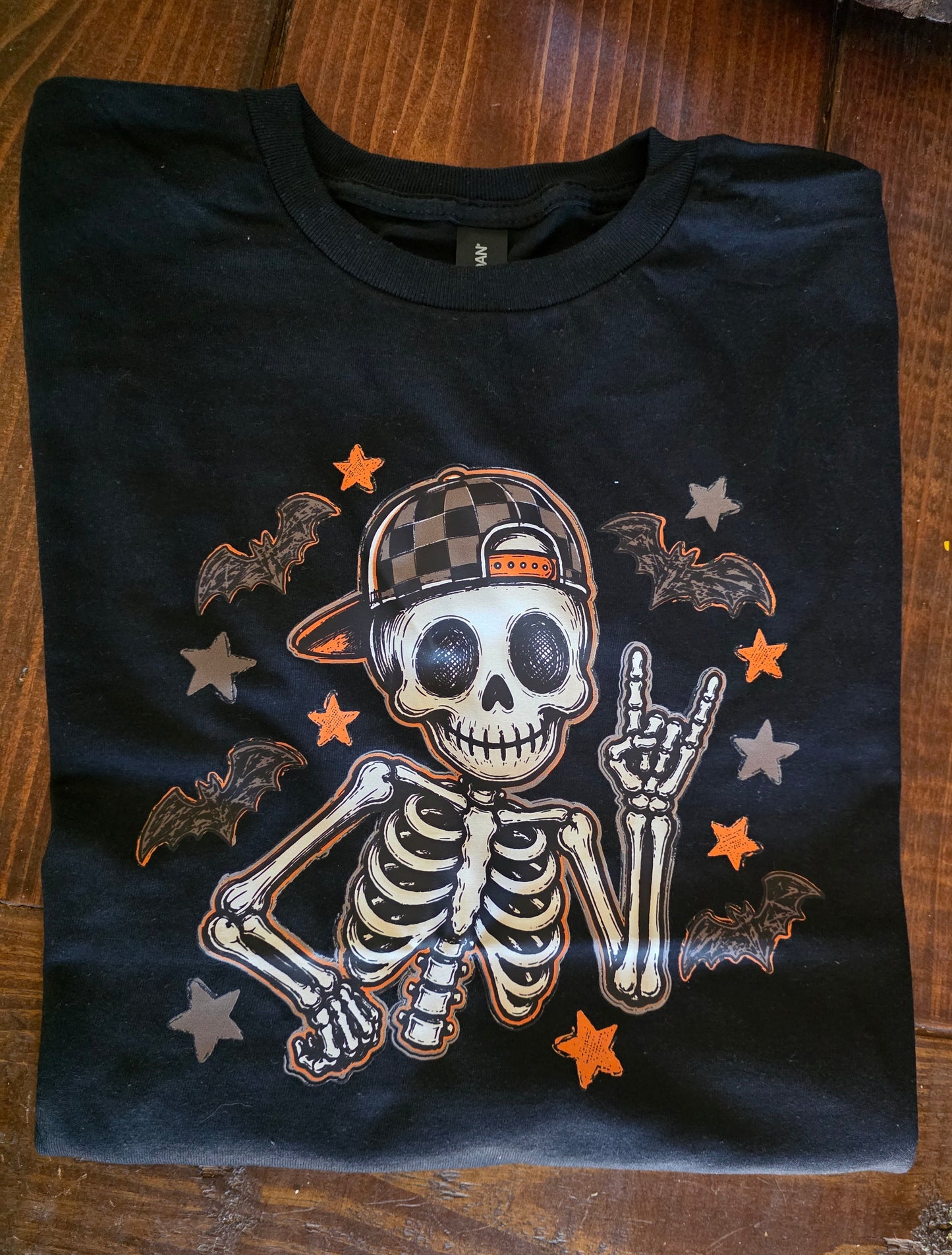 Halloween skeleton boy