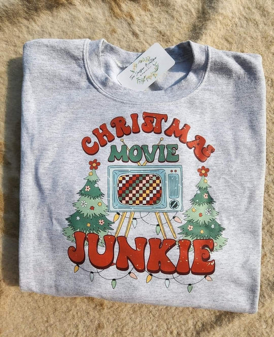 Christmas Movie Junkie Sweatshirt