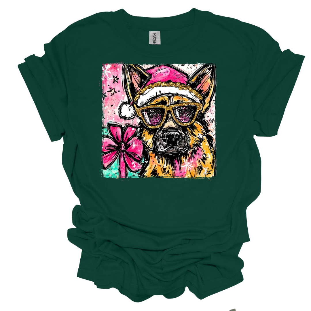 Retro German shepherd