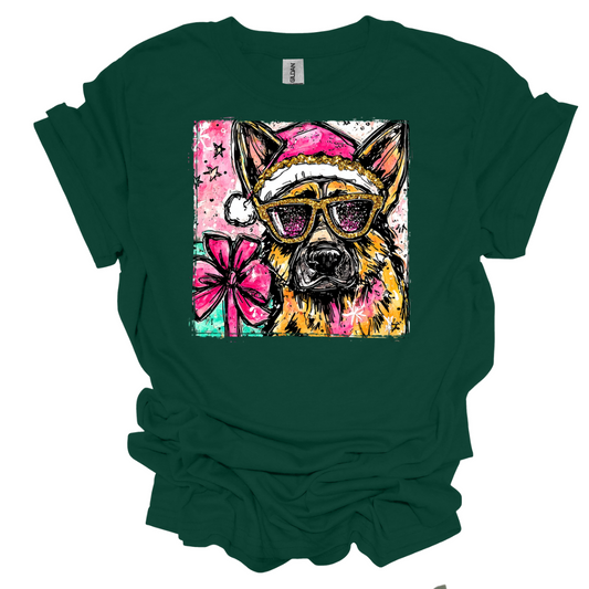 Retro German shepherd