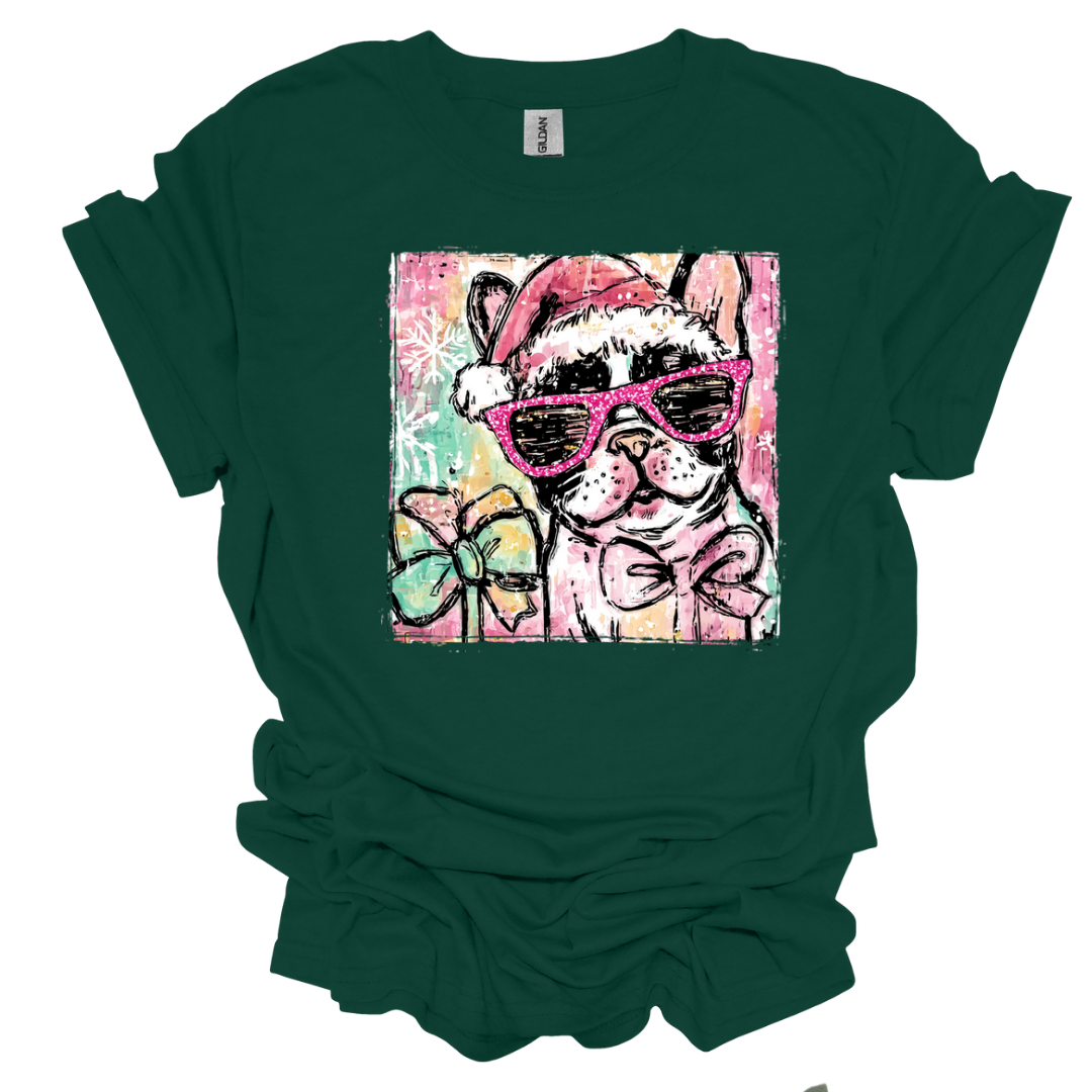 Retro Frenchie Christmas