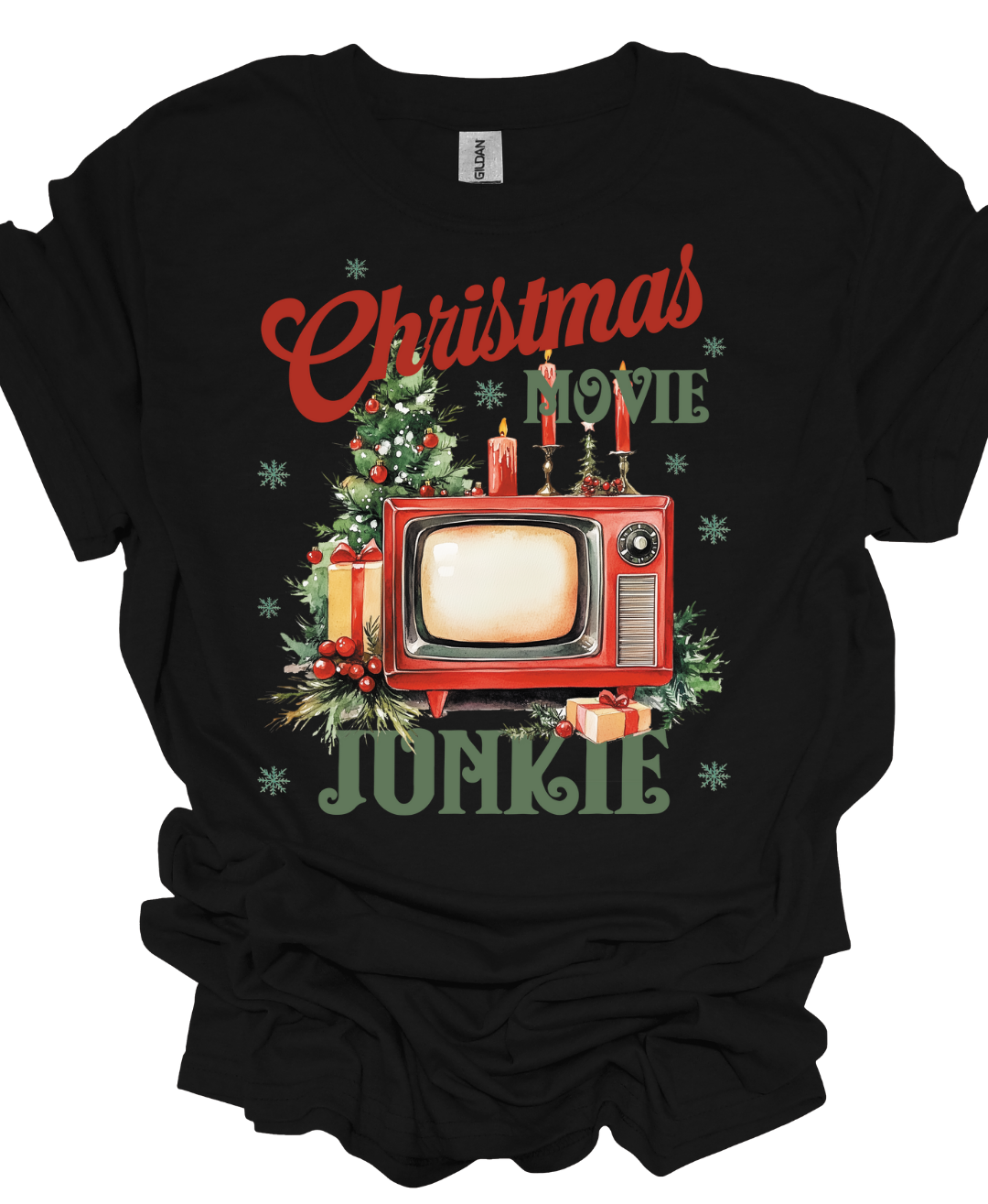 Christmas movie junkie TEE