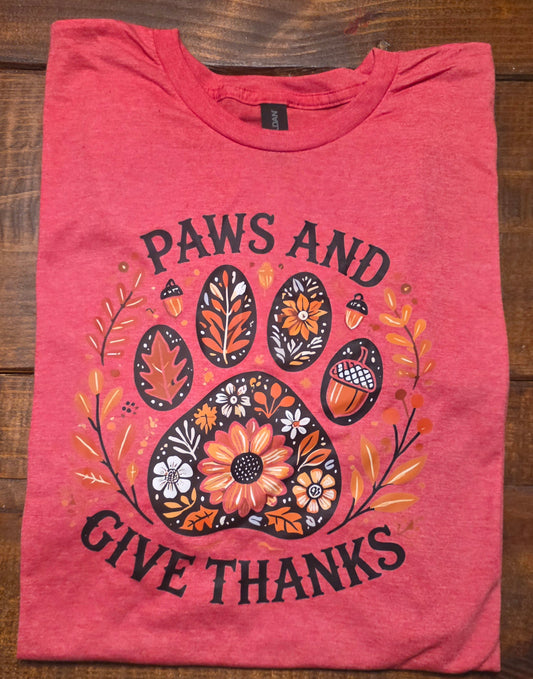 paws and give thanks