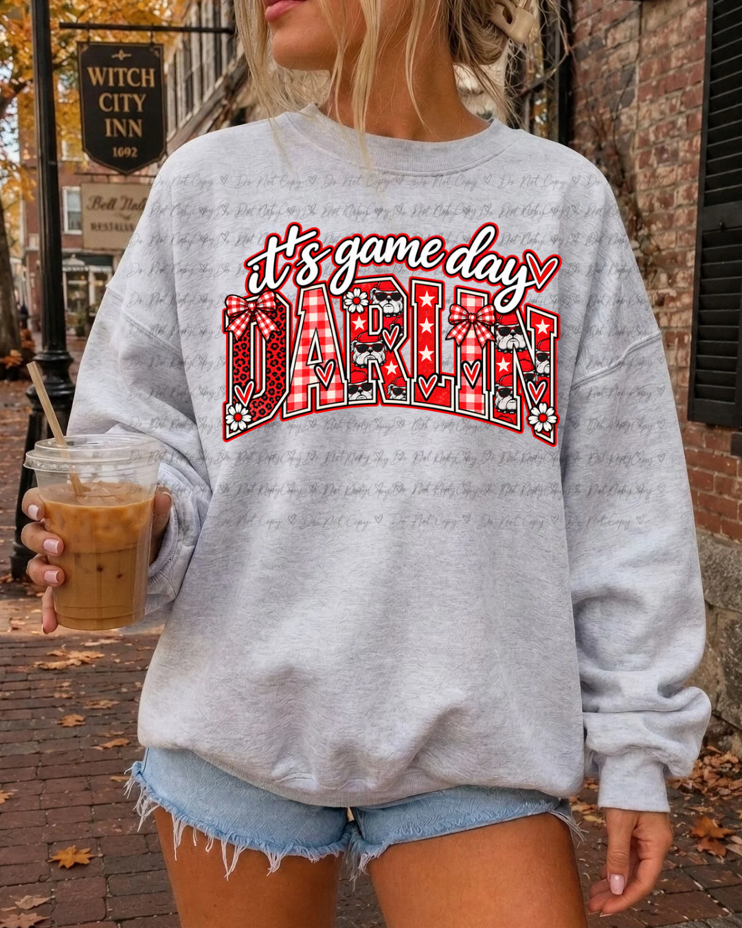 Its game day darlin uga SWEATSHIRT