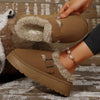 Fleece Lined Platform Slipper Boots