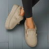 Fleece Lined Platform Slipper Boots