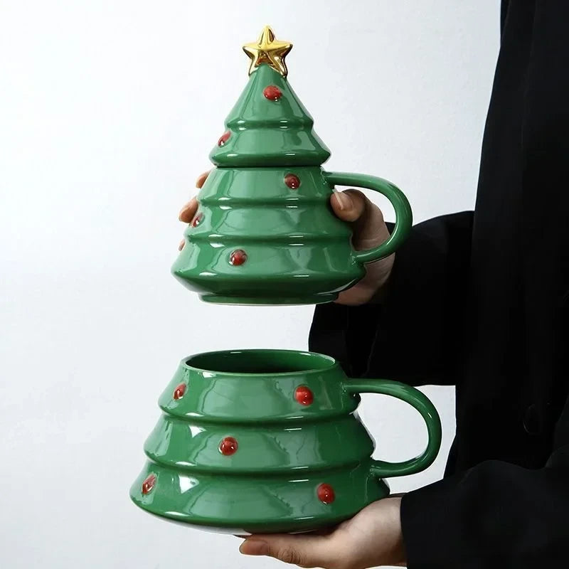 Ceramic Christmas Tree Mug