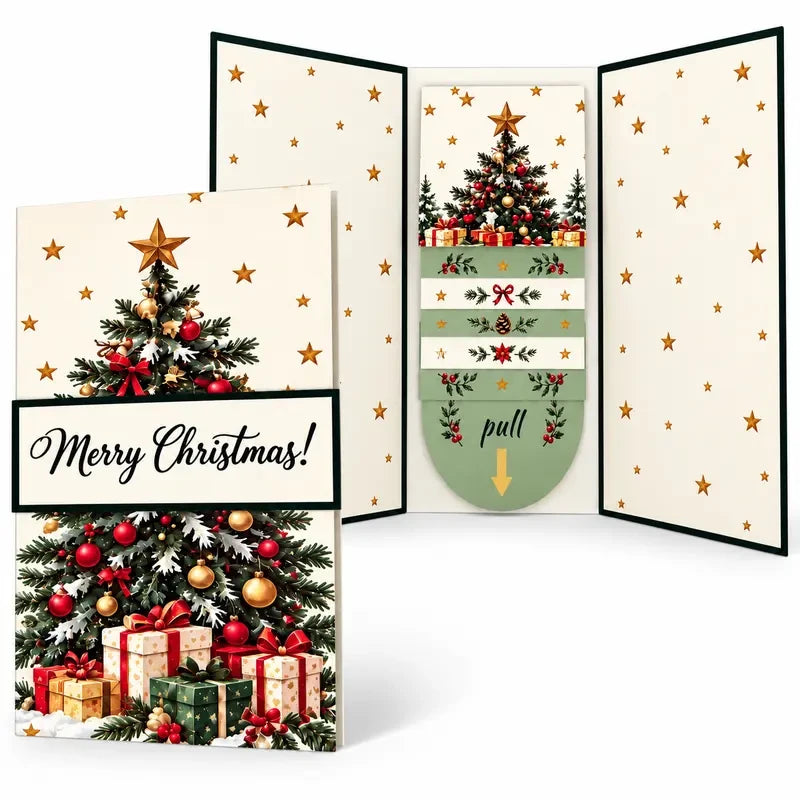 DIY Sliding Christmas Gift Card