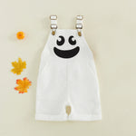Pumpkin Print Toddler Overalls