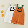Pumpkin Print Toddler Overalls
