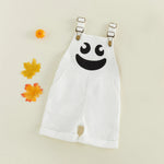 Pumpkin Print Toddler Overalls