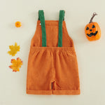 Toddler Devil Face Overalls