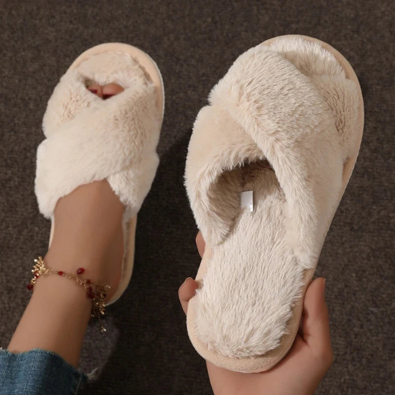 Fluffy Fur Slippers