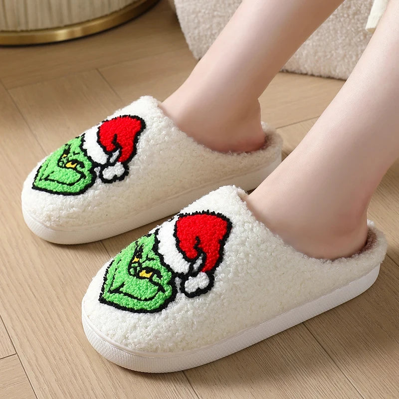 Christmas Cartoon Winter Slippers