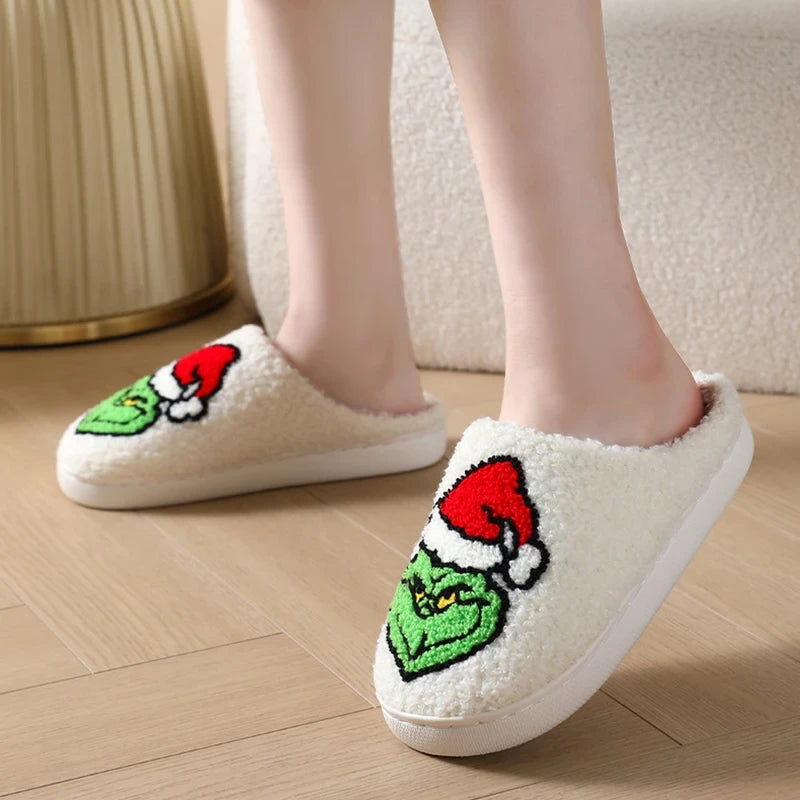 Christmas Cartoon Winter Slippers