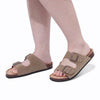 Suede Cork Mule Slippers