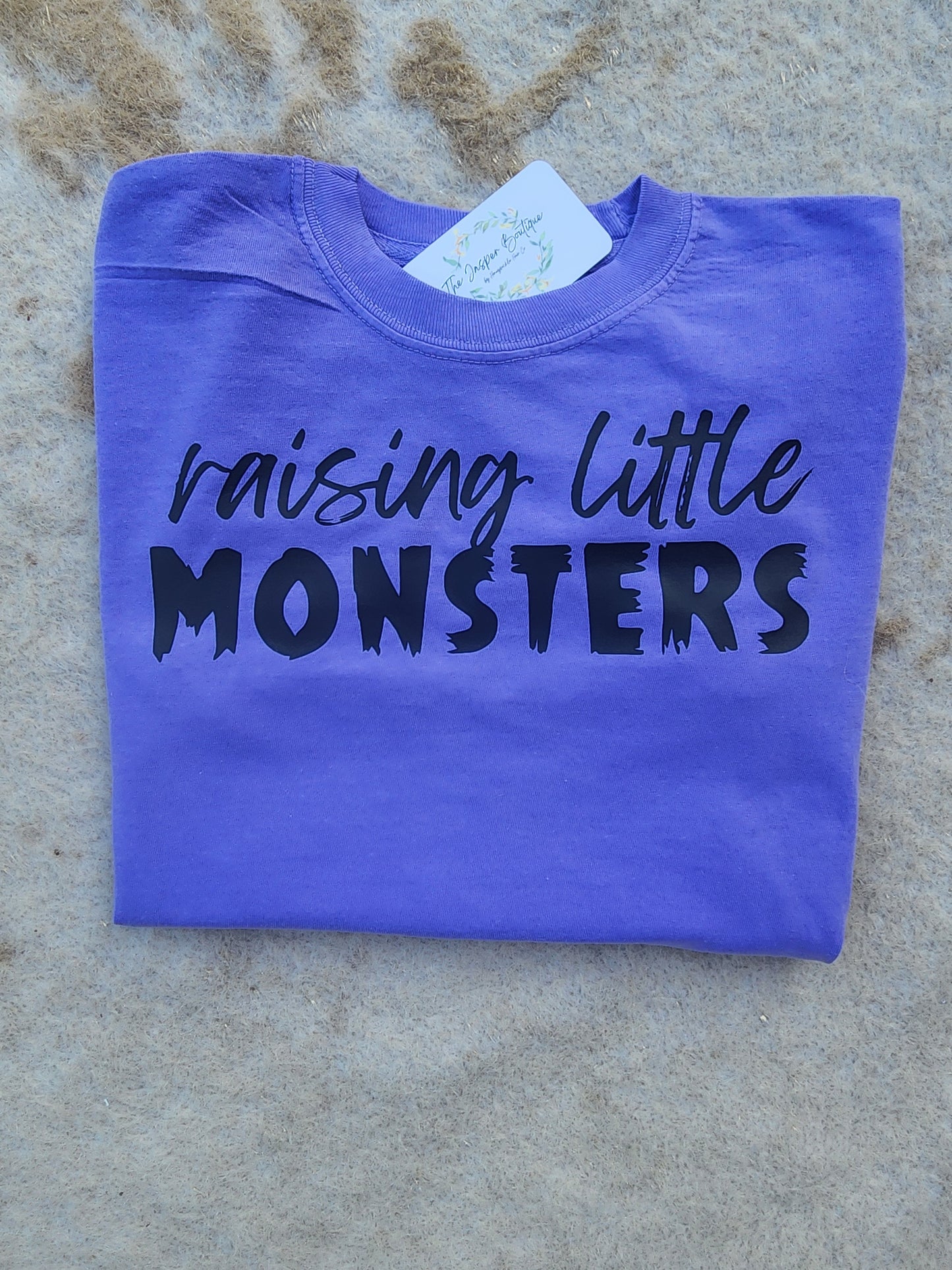 Raising little monsters comfort color tee