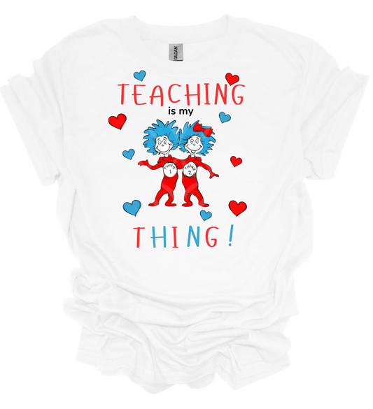Thing 1 Thing 2 Teacher Tee
