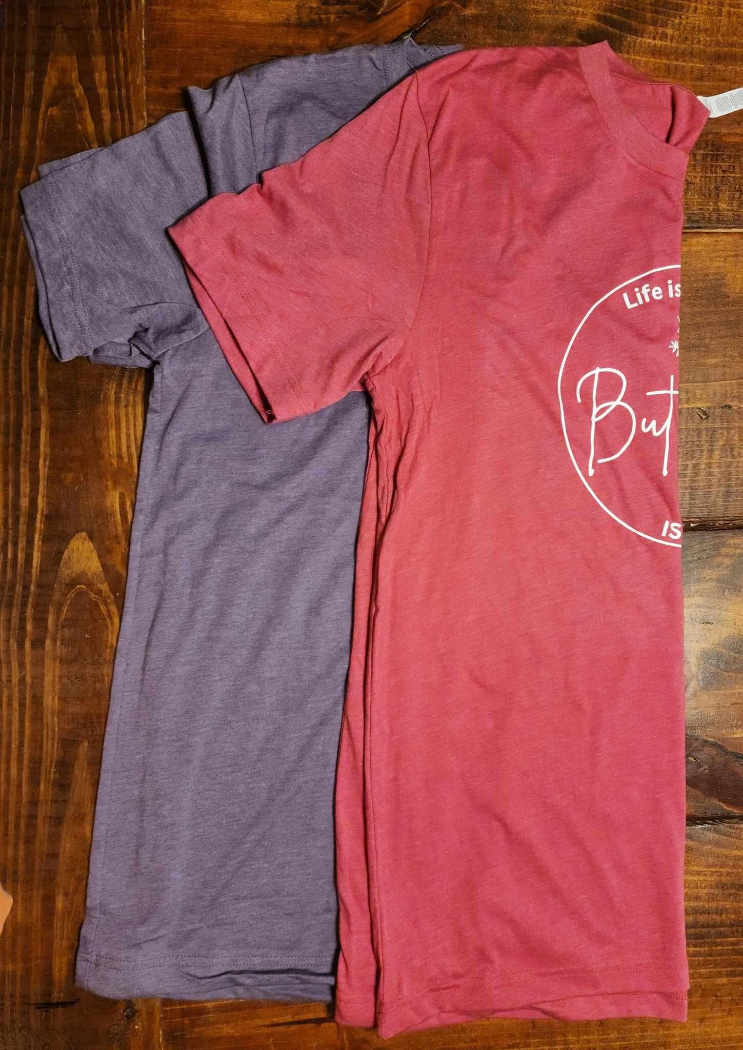 Life is Hard But God is Good Graphic Tshirt, Women Christian Inspired Tee, Gift