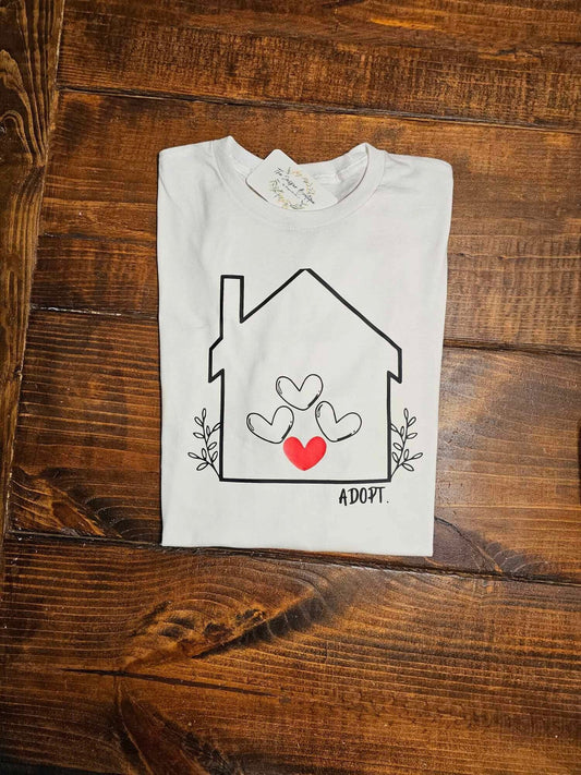 Adoption Tee, Adoption Tshirt Fundraiser, Adoption made me a Mama, Blessed by Adoption, Fundraiser, Gift