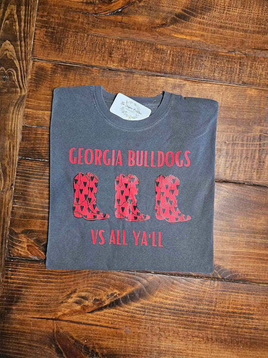 Georgia Football BULLDOGS Game Day Grapic Comfort Colors Tee, Tailgate Shirt, Gift, College Football