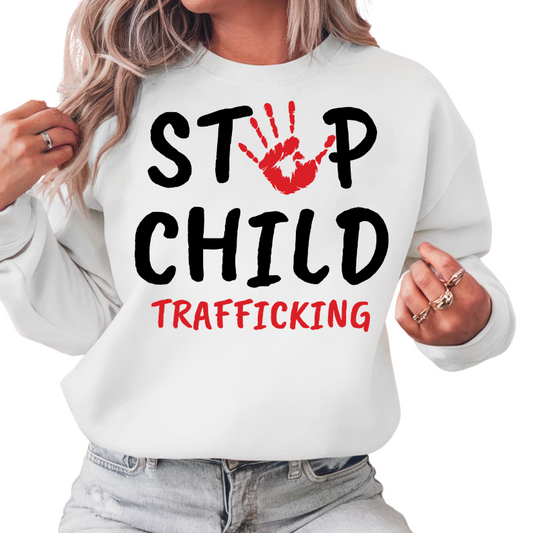 END CHILD TRAFFICKING sweatshirt