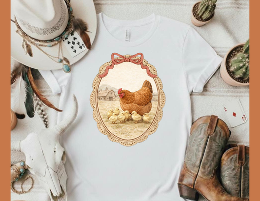 Vintage chicken tee