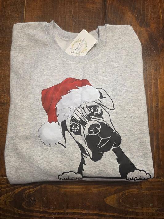 Christmas Boxer Sweatshirt