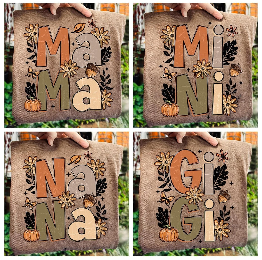 FALL mama acorn tee