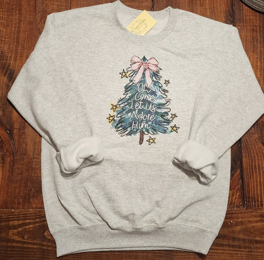Oh Come Christmas tree Sweatshirt